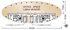 品川インターシティA棟 18階 間取り図