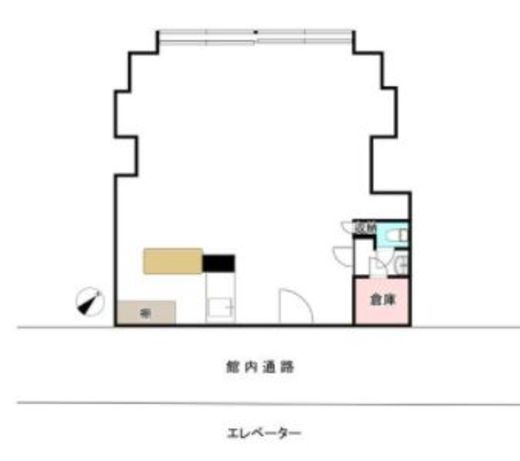 ニュー新橋ビル 1132 間取り図