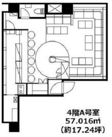 並木ビル 4階A 間取り図