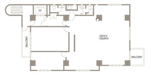 ムツミビル 4階 間取り図