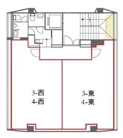 日本橋滄浪閣ビル 3階東 間取り図