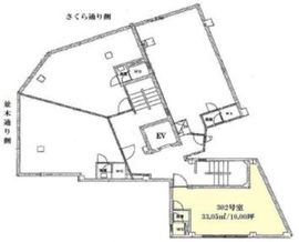 第三太陽ビル 302 間取り図