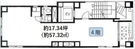 新橋アオヤギビル 4階 間取り図