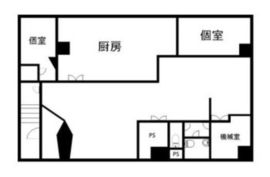 TKK新橋ビル B1階 間取り図