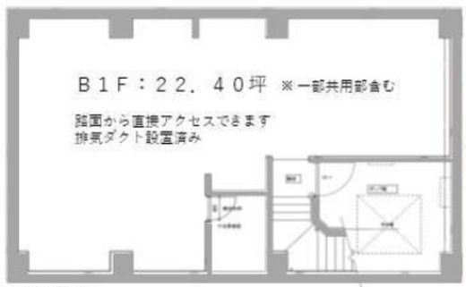 アイオー新橋 B1階 間取り図
