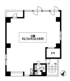 TMA人形町ビル 2階 間取り図
