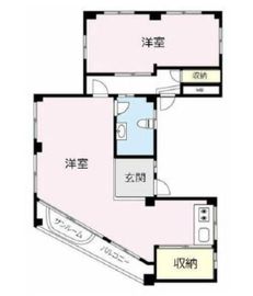 第二エイルビル 401 間取り図