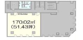 第一厚生館ビル 5階 間取り図