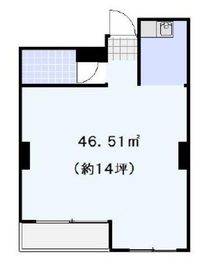 原宿ニュースカイハイツアネックス 501 間取り図