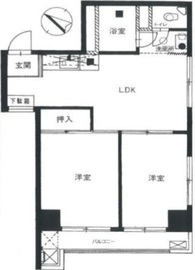 ワコー人形町マンション 105 間取り図