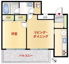 ラミアール赤坂 8階 間取り図