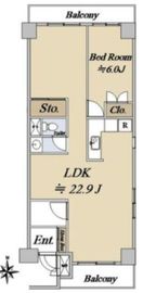 芝サニーハイツ 3階 間取り図