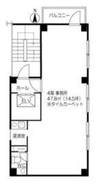 KS芝公園ビル2 4階 間取り図