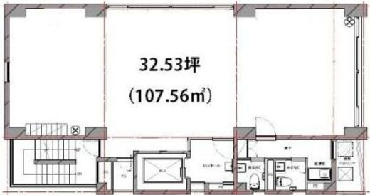 BRICK GATE日本橋 2階 間取り図