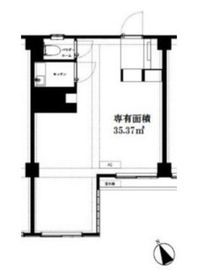 316青山 405 間取り図
