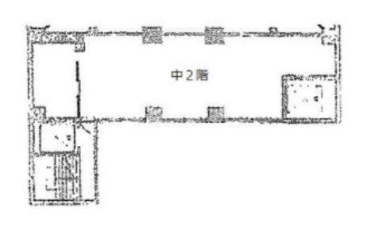 大東芝浦ビル 中2階 間取り図