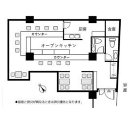 麻布台マンション B1階 間取り図