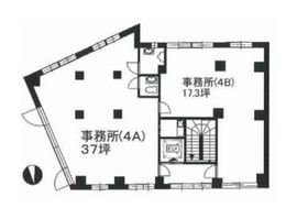 三貴ビル 4階B 間取り図