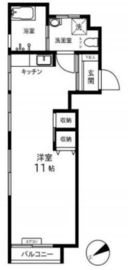 パレス麻布 6階 間取り図