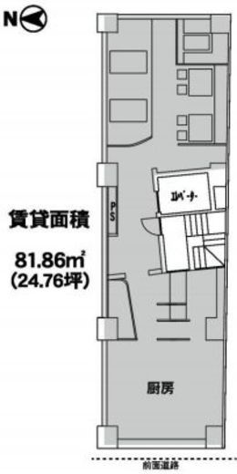 SK麻布十番ビル B1階 間取り図