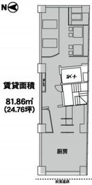 SK麻布十番ビル B1階 間取り図