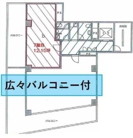 ACN日本橋ビル 7階B 間取り図