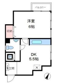 パレス赤坂 4階 間取り図