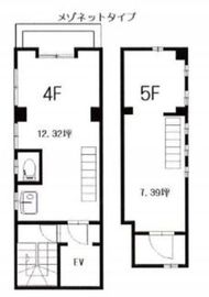 ル・グラシエルBLDG.19 4-5階 間取り図