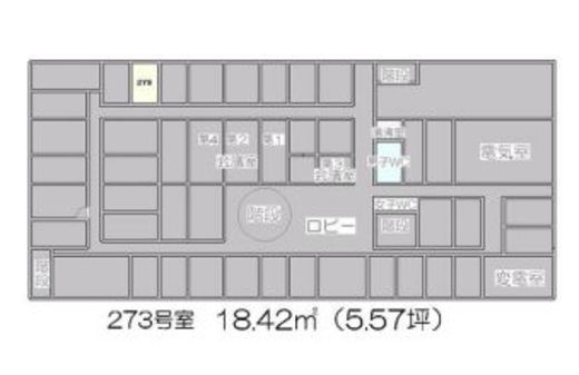 赤坂オフィスハイツ 273 間取り図