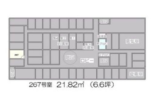 赤坂オフィスハイツ 267 間取り図