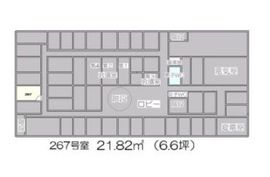 赤坂オフィスハイツ 267 間取り図