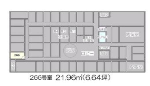 赤坂オフィスハイツ 266 間取り図