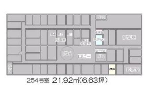 赤坂オフィスハイツ 254 間取り図