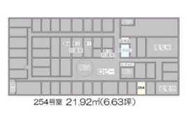 赤坂オフィスハイツ 254 間取り図