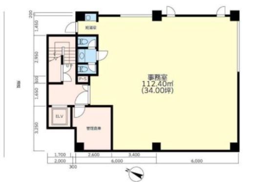 赤坂丸ビル 4階 間取り図