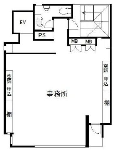 UZビル 4階 間取り図
