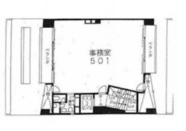 中川ビル 5階 間取り図