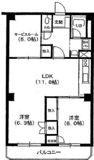 番町MKビル 102 間取り図