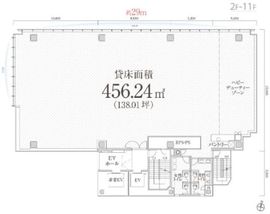 PMO渋谷Ⅱ 2階 間取り図