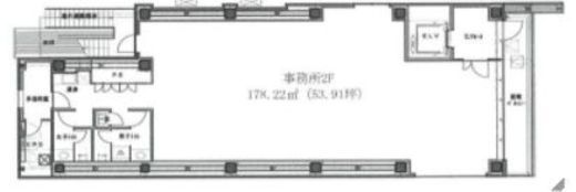 No.R赤坂見附 2階 間取り図