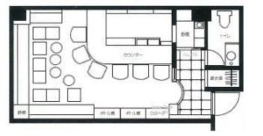 ソシアル赤坂ビル 2階 間取り図