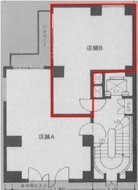 第二クワムラビル 2階B 間取り図