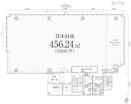 PMO渋谷Ⅱ 5階 間取り図