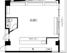 TS共和六番館ビル 5階C 間取り図