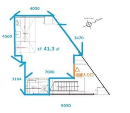 リブリ･サンヴィレッジ26(店舗) 1階 間取り図