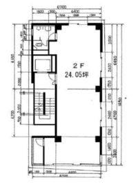 銀座三鈴ビル 2階 間取り図