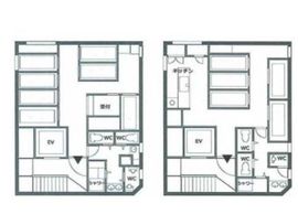 第2福富ビル(オレンジビル) 4階+5階 間取り図