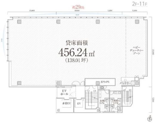 PMO渋谷Ⅱ 10階 間取り図
