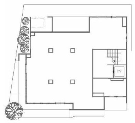 アルファーストⅡ(店舗) 1階 間取り図