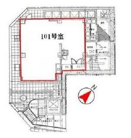 六本木四丁目ビル 101 間取り図
